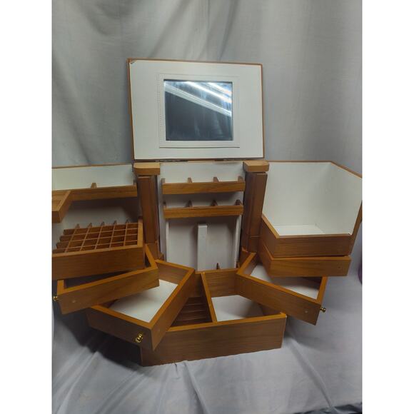 Lori Greiner Makeup or Jewelry Organizer Clever & Unique Creations 4 Tier - Picture 3 of 9